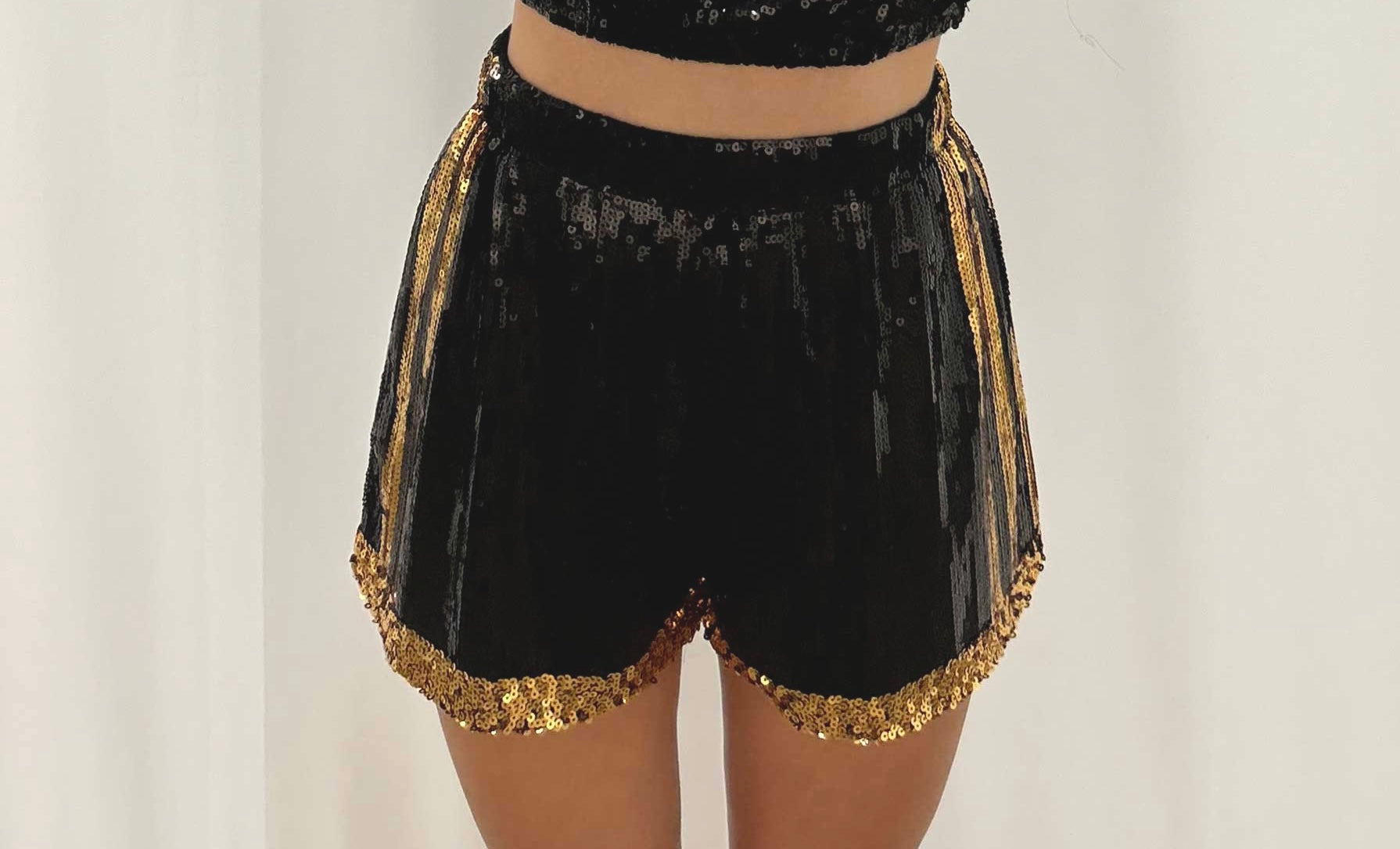 Sequin shorts