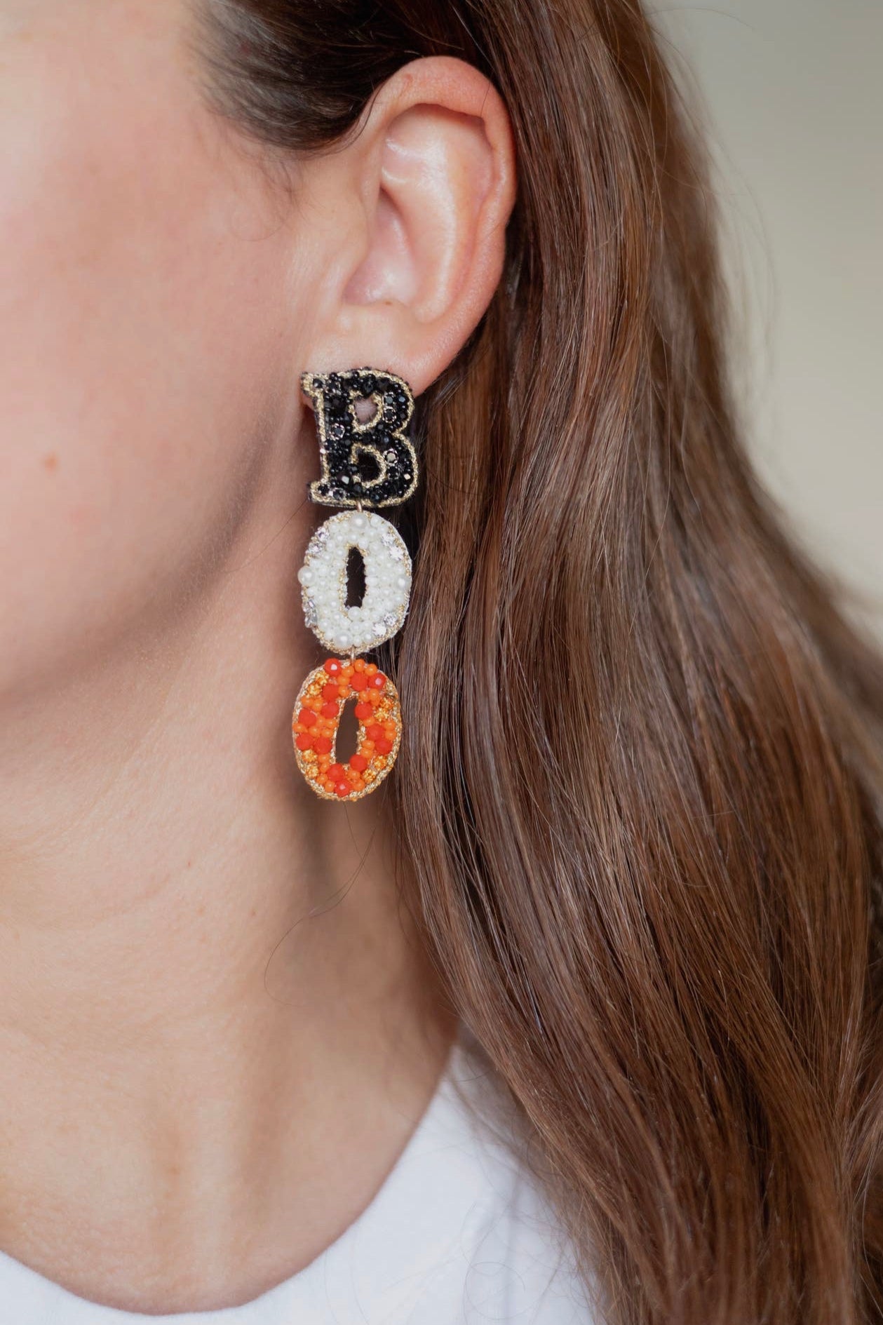 Halloween Boo Earrings