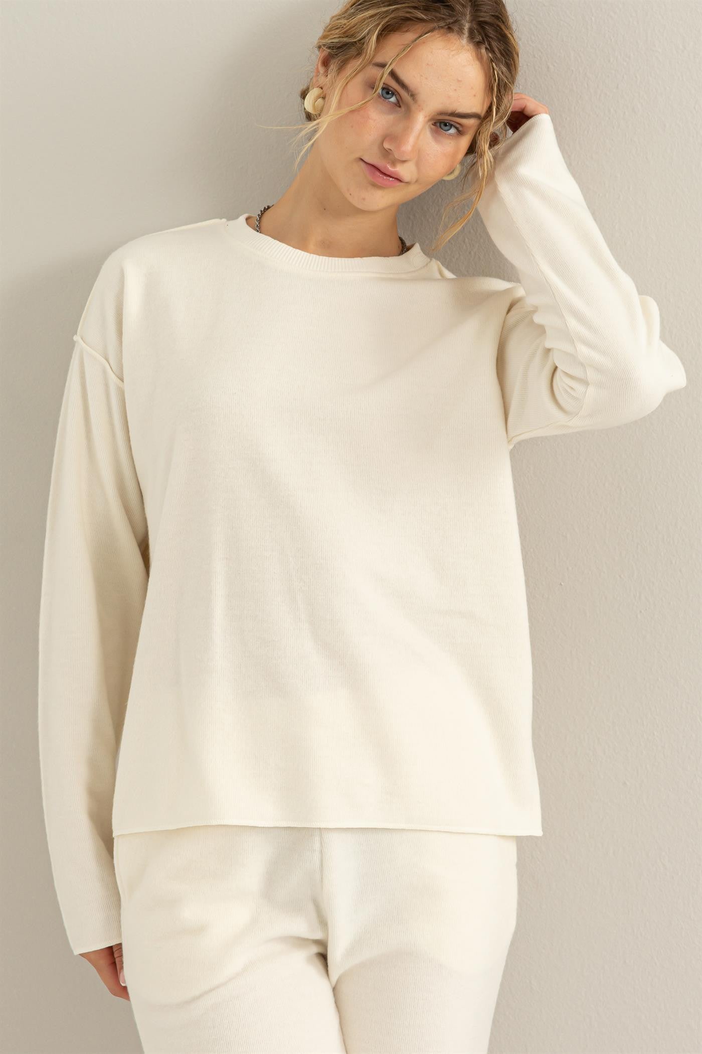 Reverse Seam Long Sleeve