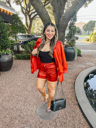 Such a cute Oversize Astros Sequin Top! 🧡🤍💙@overdressstyles on