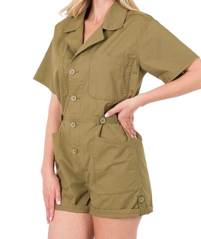 Olive Romper